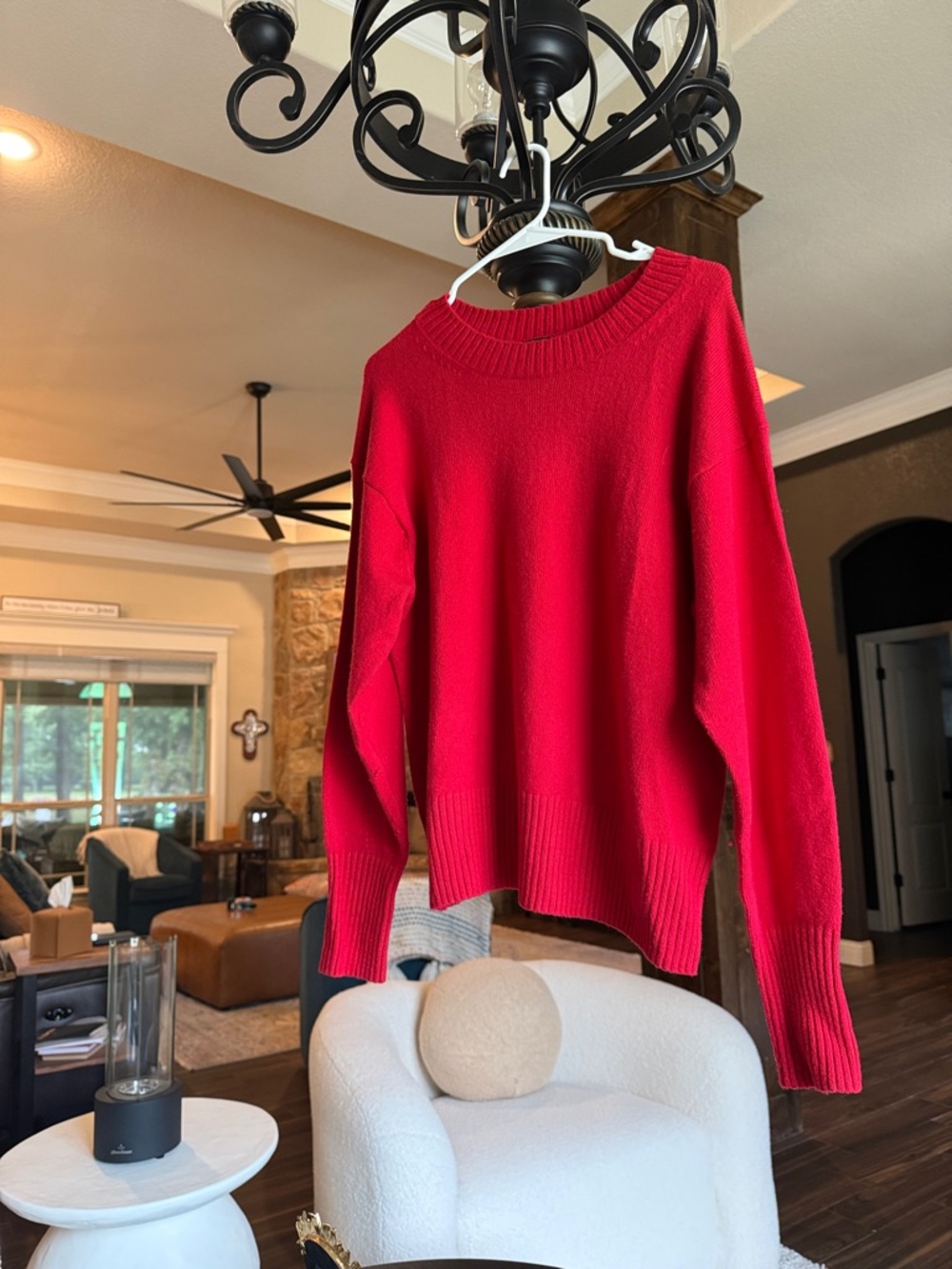 Banana Republic Red Crewneck Sweater